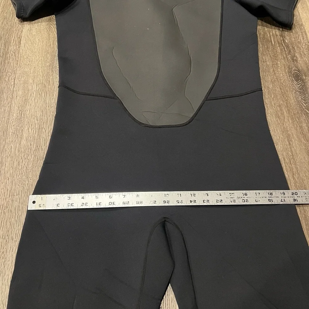 Aqua Lung Sport Plunge 3MM Shorty Wetsuit Men's Size 3XL Black Blue Gray Surf
